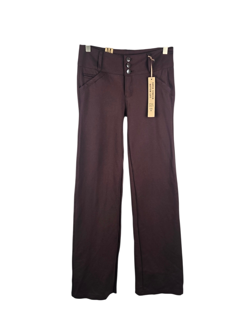 NWT Clash Premium Bootcut Trouser Pants Brown Size M